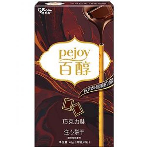 百醇【巧克力味】注心饼干条/饼干棒 48g