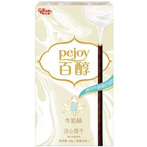 百醇【牛奶味】注心饼干条/饼干棒 48g