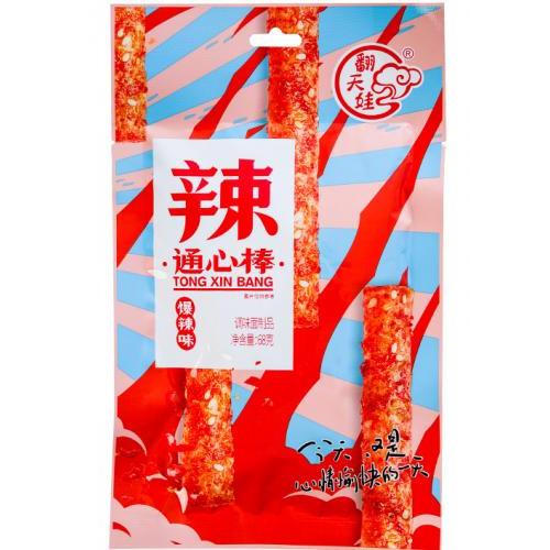 翻天娃【通心棒 - 爆辣味】辣条/辣棒 82g