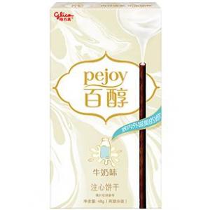 百醇【牛奶味】注心饼干条/饼干棒 48g