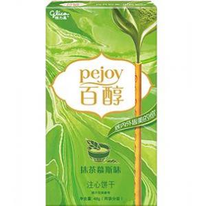 百醇【抹茶慕斯味】注心饼干条/饼干棒 48g