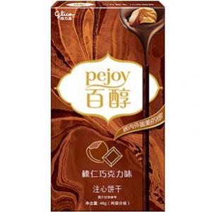百醇【榛子巧克力味】注心饼干条/饼干棒 48g