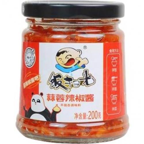 饭扫光【蒜蓉辣椒酱】拌饭调味蘸酱 210g