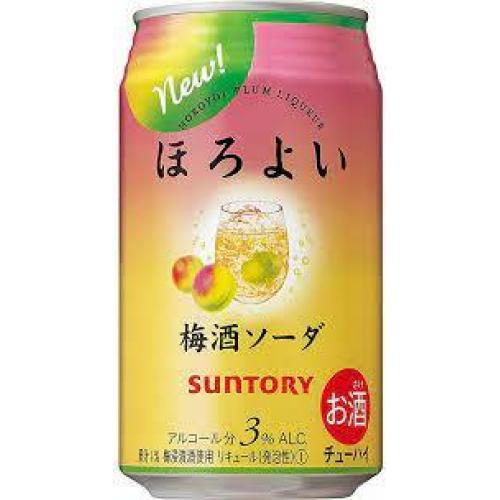 三得利 微醺果汁味汽泡鸡尾酒【梅子味】350ml