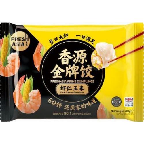 香源 金牌【虾仁玉米】水饺 400g