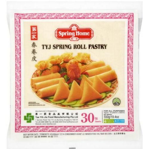 第一家【春卷皮】春饼皮/润饼皮/卷饼皮 大号24cmx24cm(30张) 550g