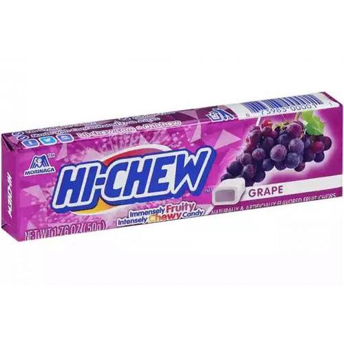 森永 嗨啾软糖【葡萄味】韩国进口 果泥夹心水果果汁软糖 50g