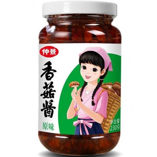 仲景【香菇酱 - 原味】拌饭拌面配粥夹馍炒饭炒菜 下饭菜/酱腌菜 210g