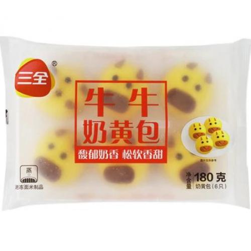 三全【牛牛奶皇包】(6只装) 180g