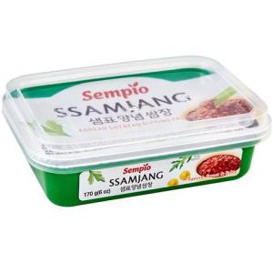 SEMPIO【韩国包饭酱】韩国进口 蒜蓉辣酱韩式烤肉蘸料拌饭酱 (小罐装) 170g