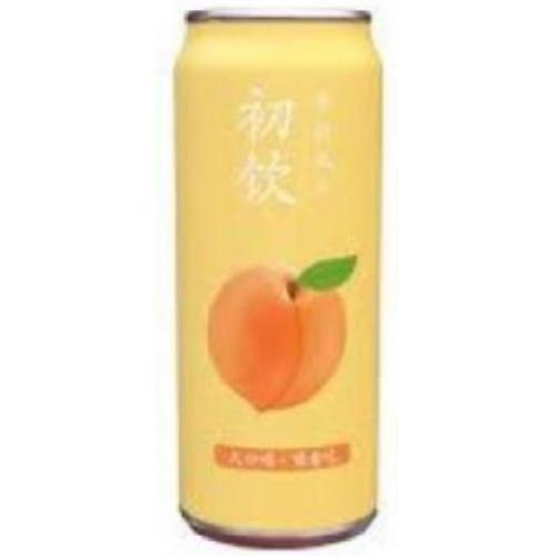 初饮 果粒果汁【黄桃汁味】500ml