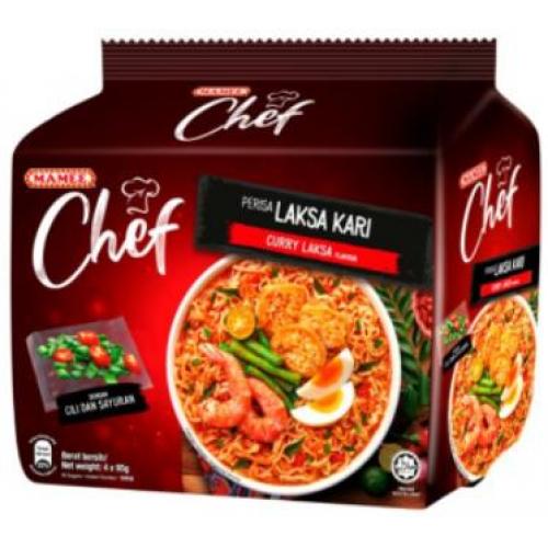 妈咪金厨【咖喱叻沙即食面】(4袋入) 4x95g