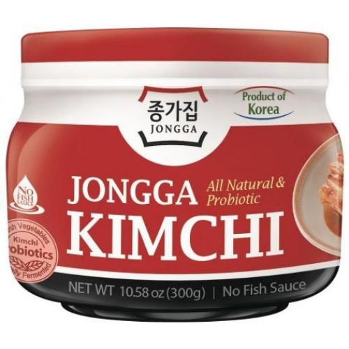 宗家【切片泡菜】韩国原装进口辣泡菜/辣白菜 (罐装) 300g