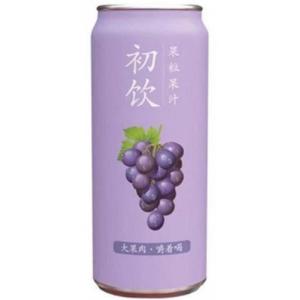初饮 果粒果汁【葡萄汁味】500ml