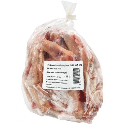 冷冻【生鲜鸭掌】带骨鸭爪 1kg