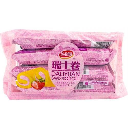 达利园【瑞士卷 - 草莓味】(8枚) 160g