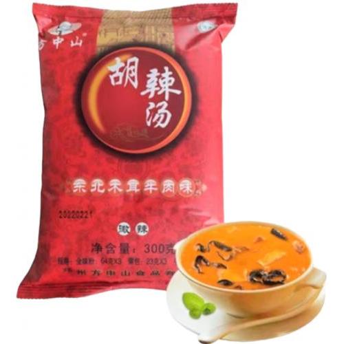 方中山 胡辣汤【东北木耳牛肉味 - 微辣】内含粉包/菜包/牛肉酱包 (9碗分量) 300g