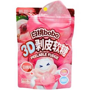 新期天【白桃bobo】3D剥皮软糖 75g