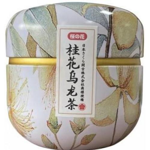 开古【桂花乌龙茶】日本樱花小花罐 (12袋装) 12x3g