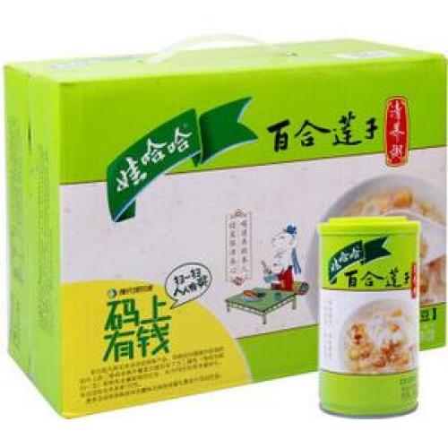 娃哈哈【百合莲子清养粥】(1箱12罐) 12x360ml