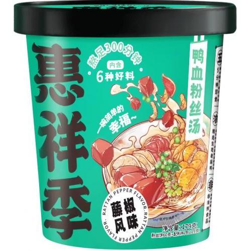 惠祥季【南京鸭血粉丝汤 - 藤椒风味】179g