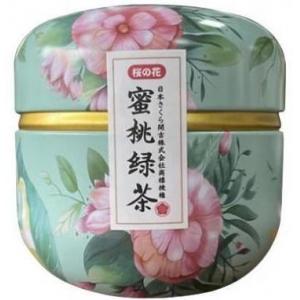 开古【蜜桃绿茶】日本樱花小花罐 (12袋装) 12x3g