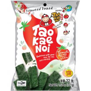 小老板 泰国进口 海苔脆片【番茄味】32g