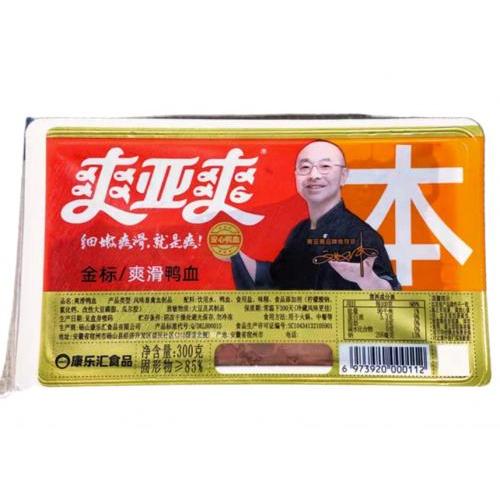 爽鸭爽 金标爽滑鸭血 300g