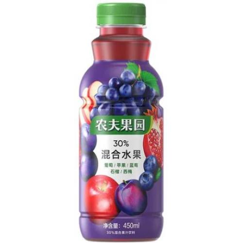 农夫果园 30%混合水果饮品【葡萄味】450ml
