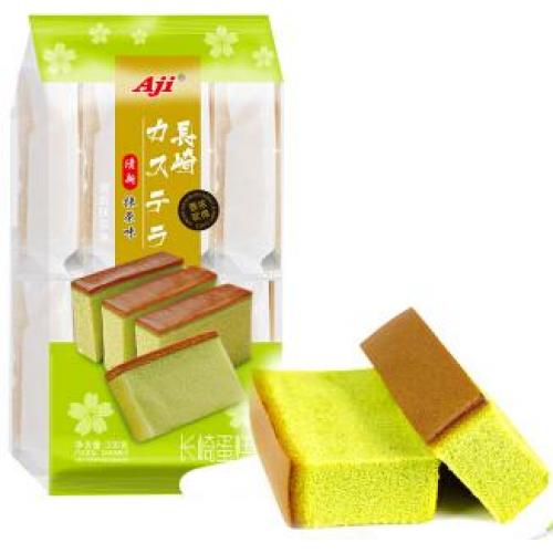 AJI【长崎蛋糕 - 清新抹茶味】330g