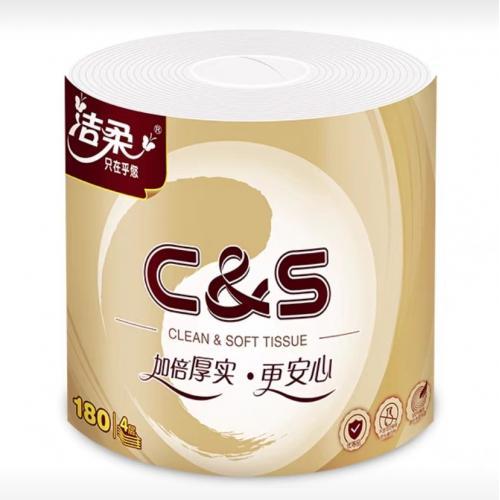 洁柔【金装卷纸】4层加厚 (1卷)