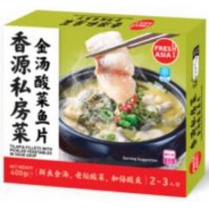 香源 私房菜【金汤酸菜鱼片】400g
