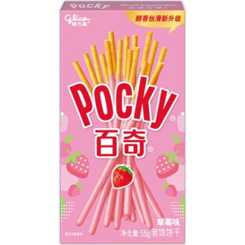 Pocky百奇【草莓味】饼干条 55g
