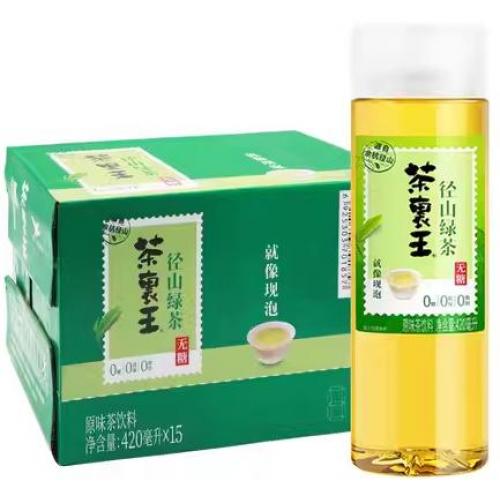 茶裹王【无糖日式绿茶】(1箱15支) 15x420ml