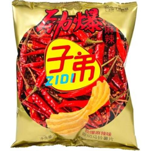 子弟 原切马铃薯片【劲爆麻辣味】95g