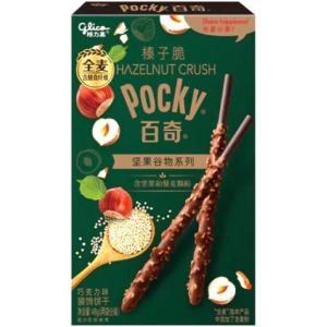 Pocky百奇【榛子脆 - 巧克力味】饼干条/饼干棒 48g