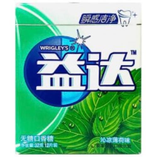 益达 口香糖【薄荷味】(12片装) 32g
