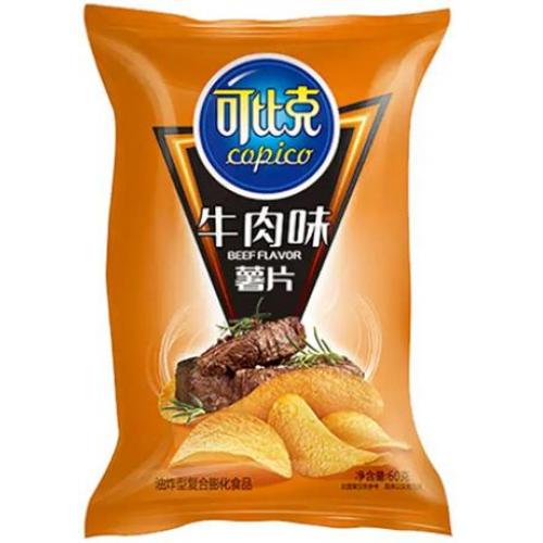 可比克 薯片【牛肉味】55g