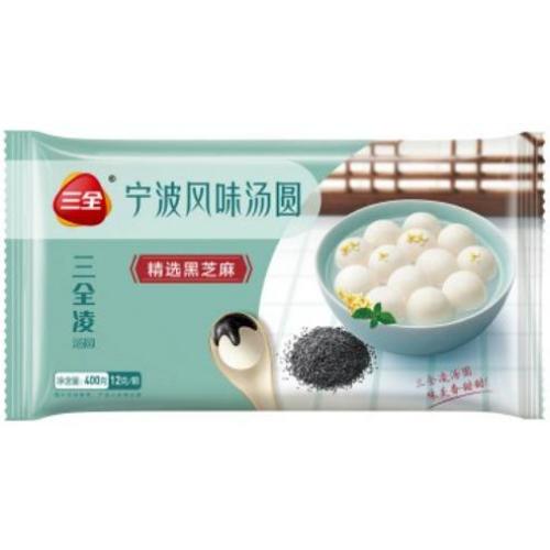 三全 宁波风味汤圆【黑芝麻】400g