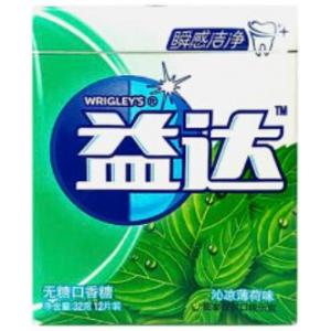 益达 口香糖【薄荷味】(12片装) 32g
