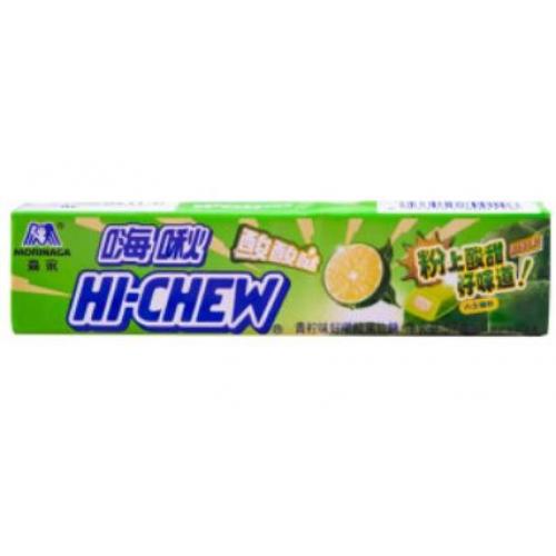 森永 嗨啾 果汁感【青柠檬味】果汁软糖 57g