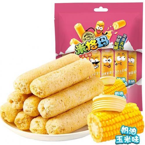 徐福记 米格玛【奶油玉米味】夹心米果卷 90g