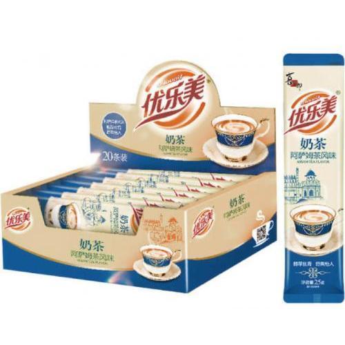 喜之郎【优乐美奶茶 - 阿萨姆茶风味】(1盒20入装) 20x25g