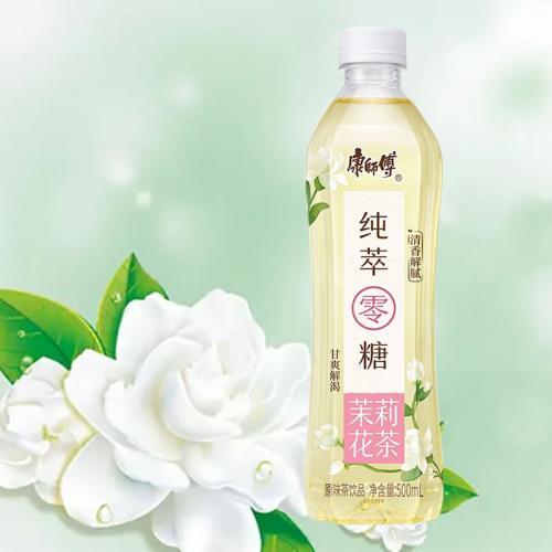 康师傅【纯萃0糖 茉莉花茶】500ml