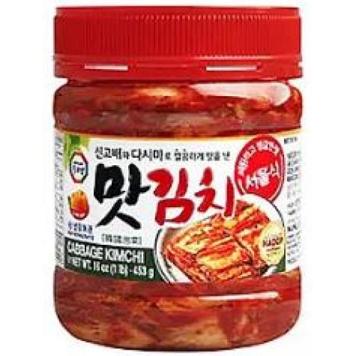 SURASANG【切片泡菜】韩国原装进口辣泡菜/辣白菜 (罐装) 453g