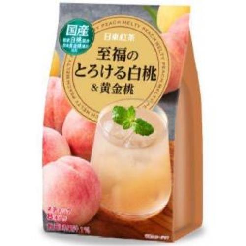 日东红茶【白桃味 水果汁】日本进口 水果茶冲剂冷热饮料 (10袋装) 95g