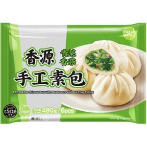 香源 手工素包【青菜香菇包】(6枚入) 480g
