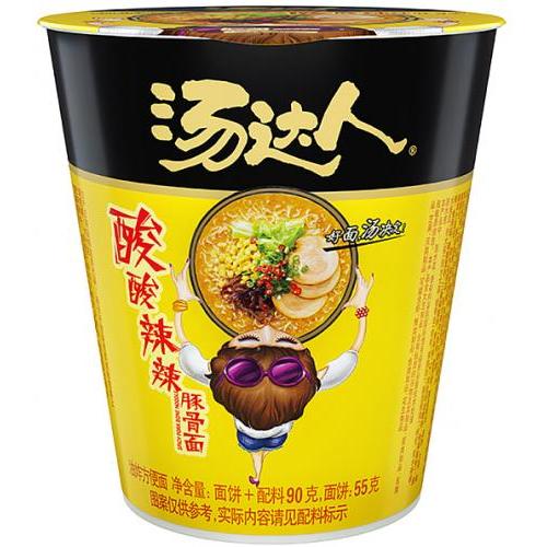 汤达人【酸酸辣辣豚骨拉面】(杯) 90g