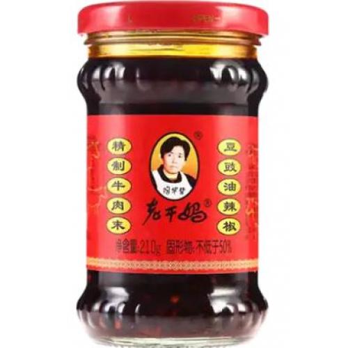 老干妈 牛肉末豆豉油辣椒 210g