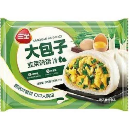 三全 大包子【韭菜鸡蛋】320g